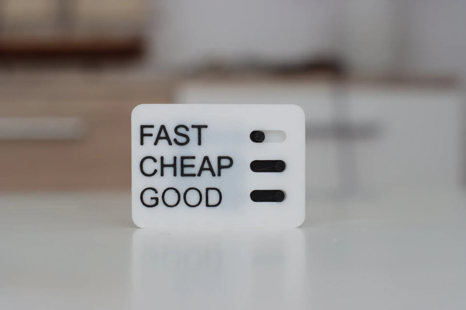 Fast Cheap Good Fidget Switch • Pick Two • Desk Toy • Funny Gag Gift