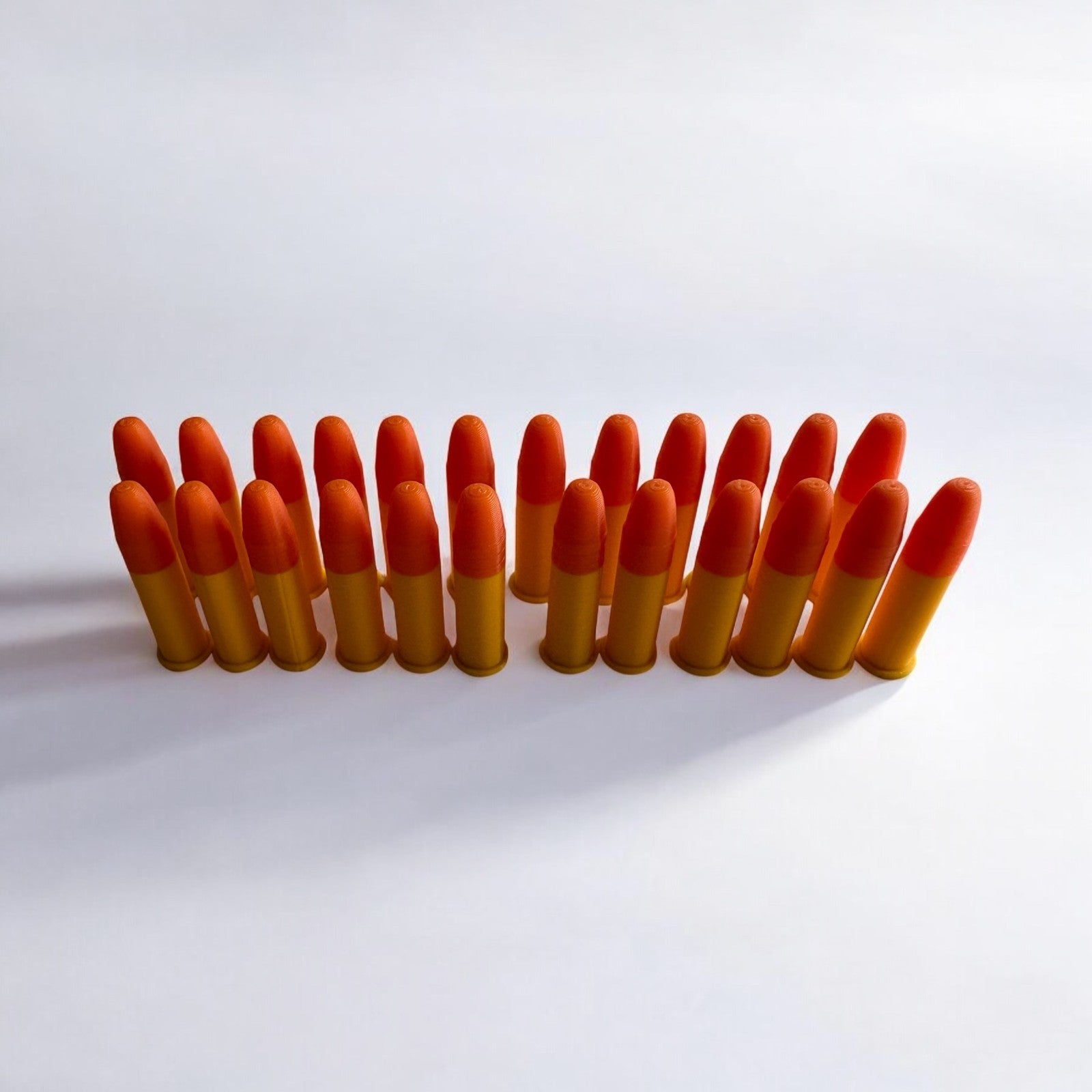 .22LR Snap Caps – 25x Dummy Rounds Plastic Training Ammo Rimfire Bullets