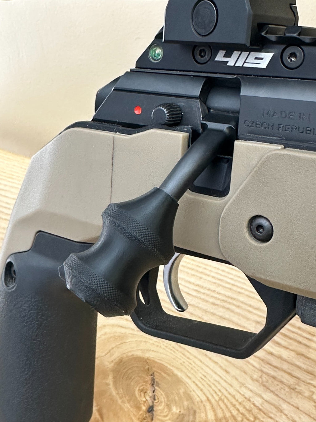 Oversized Tactical Bolt Knob M6 Finger Groove CZ 455 457 Bergara PRS Lithgow