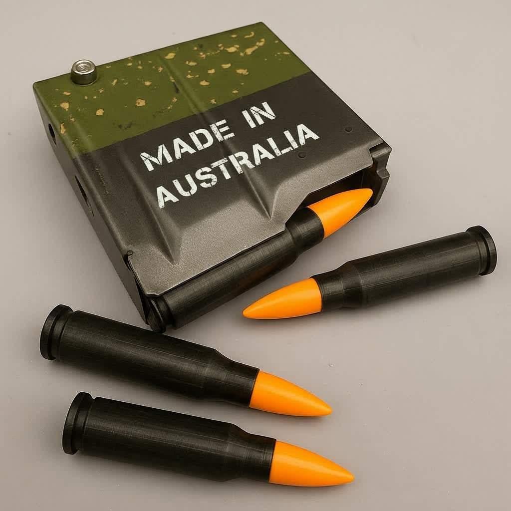 .308 WIN Snap Caps – 12x Dummy Rounds Training Ammo Bullets