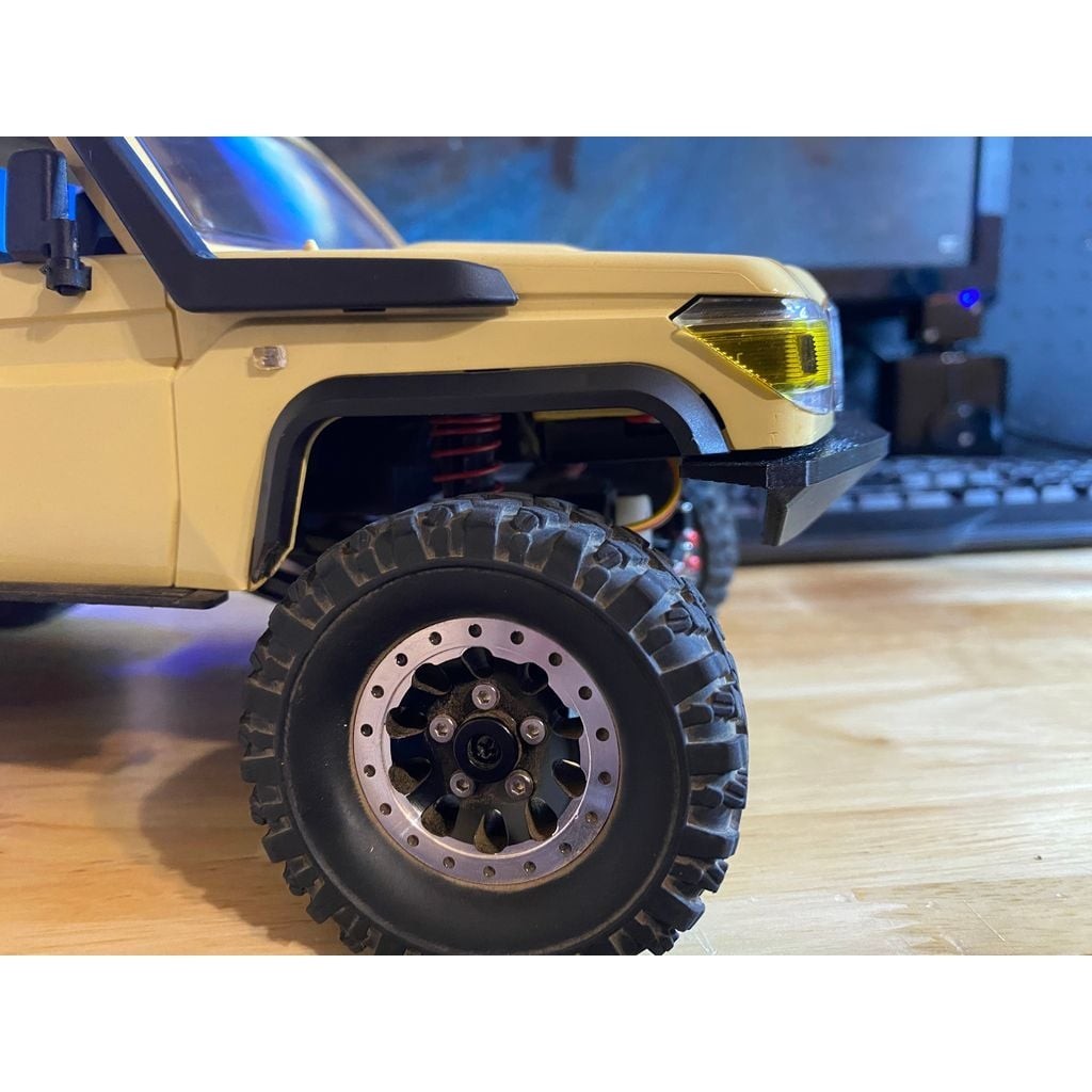 Front Bullbar Bumper for MN82 LC79 Toyota RC Crawler 1/12