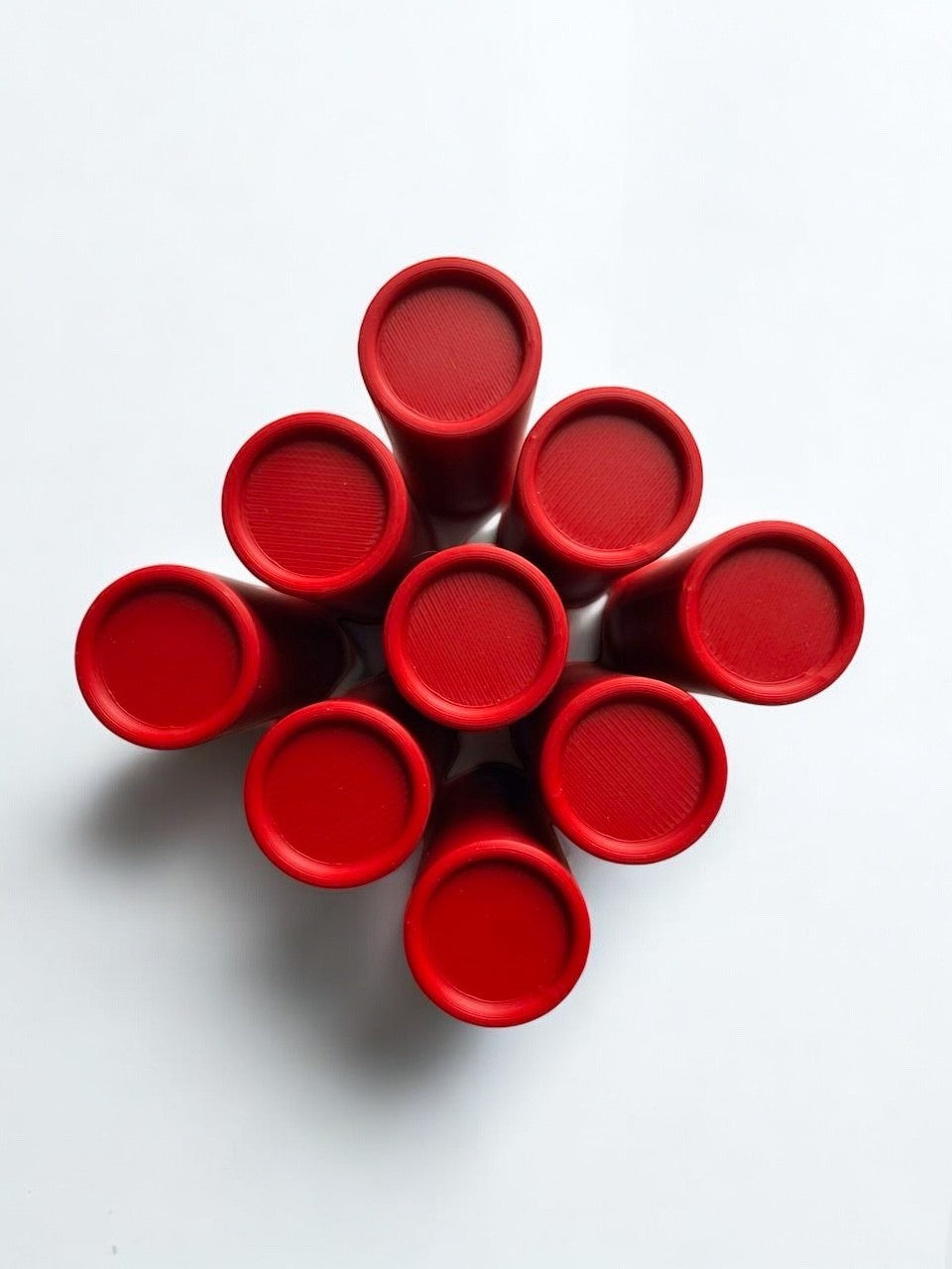 12GA Gauge Snap Caps – 9x Maroon Red Dummy Shotgun Shells Training Ammo Rounds