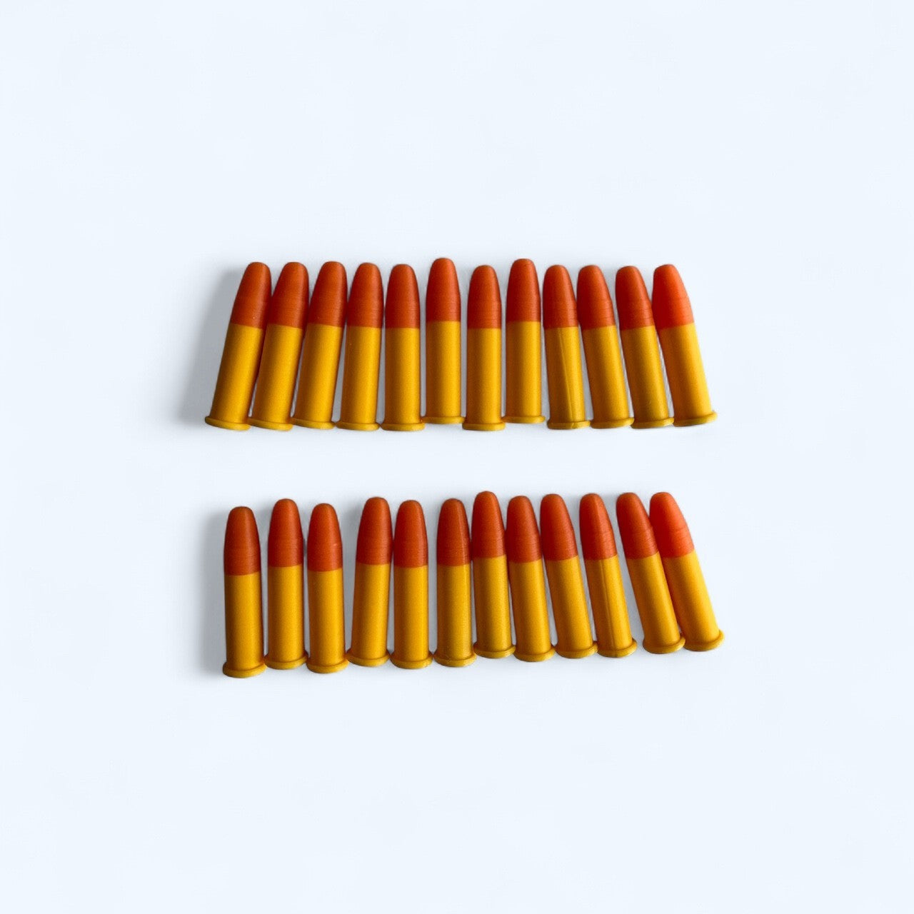 .22LR Snap Caps – 25x Dummy Rounds Plastic Training Ammo Rimfire Bullets