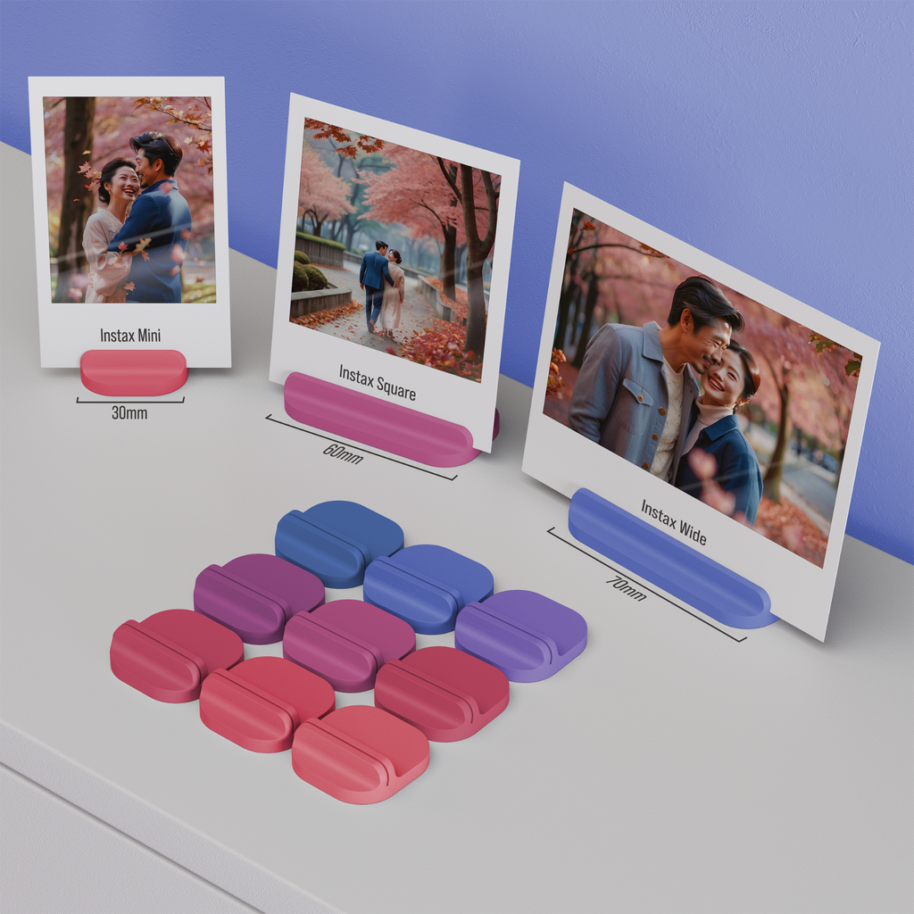 Set of 9 Photo Frames for Polaroid, FujiFilm Instax, Kodak instant cameras