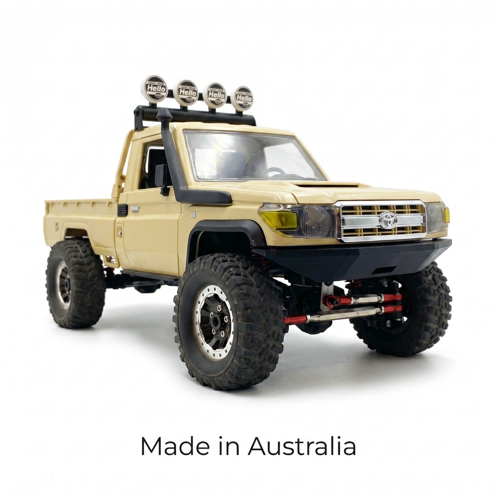 Front Bullbar Bumper for MN82 LC79 Toyota RC Crawler 1/12